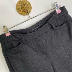 Theory Wool Wide Leg Tailored Trousers